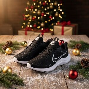 Nike Black and White Athletic Shoes